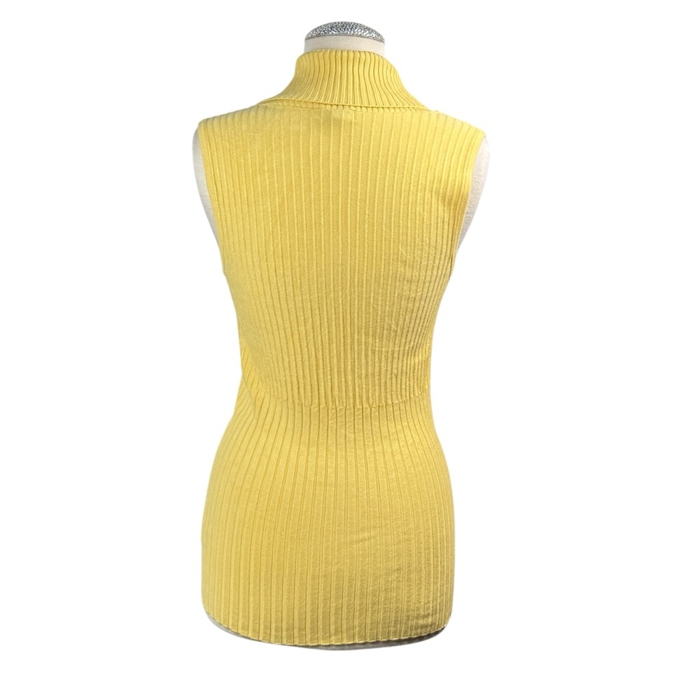 Cache Yellow‎ V-Neck Sweater - Picture 3 of 5